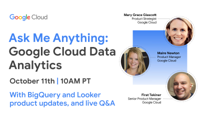 Google Cloud Data Analytics event details