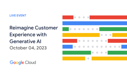 Customer experience with generative AI event details