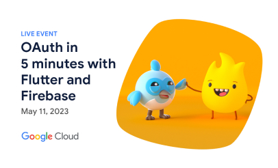 直播活動：透過 Flutter 和 Firebase，在 5 分鐘內使用 OAuth