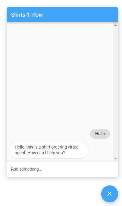 Screenshot dell'interfaccia di Messenger