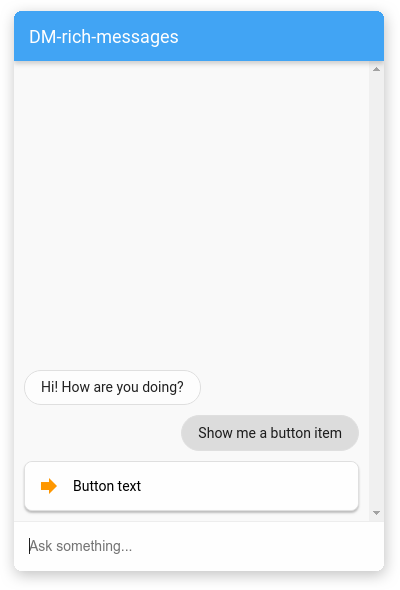 Captura de tela do Messenger