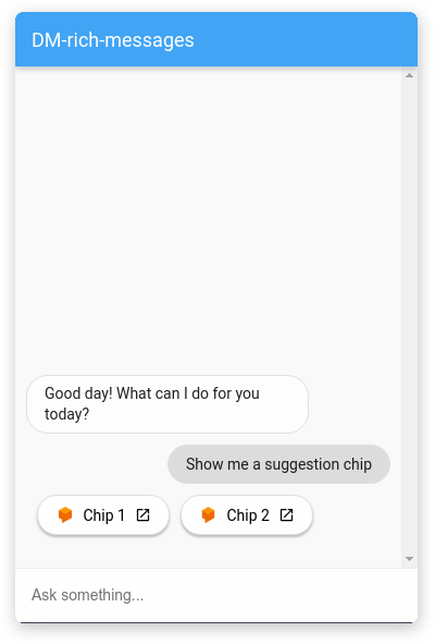 Screenshot di Messenger