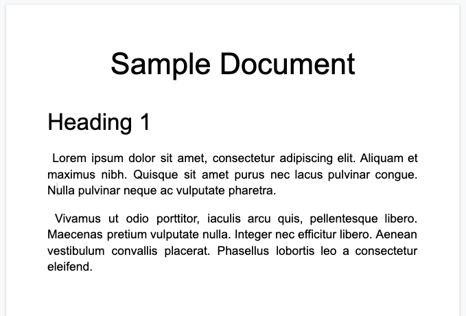 Document OCR sample