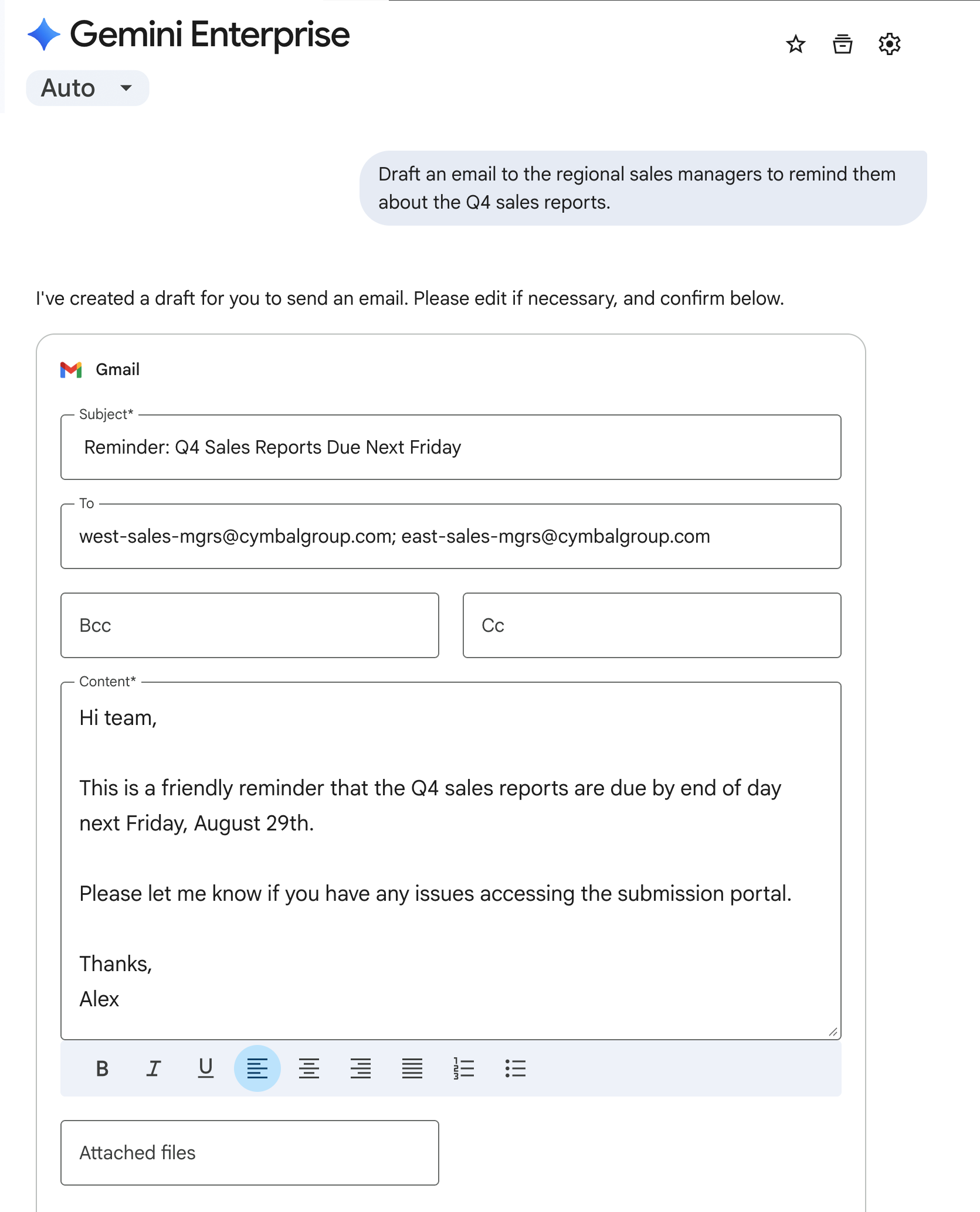 Enviar un correo en Gmail