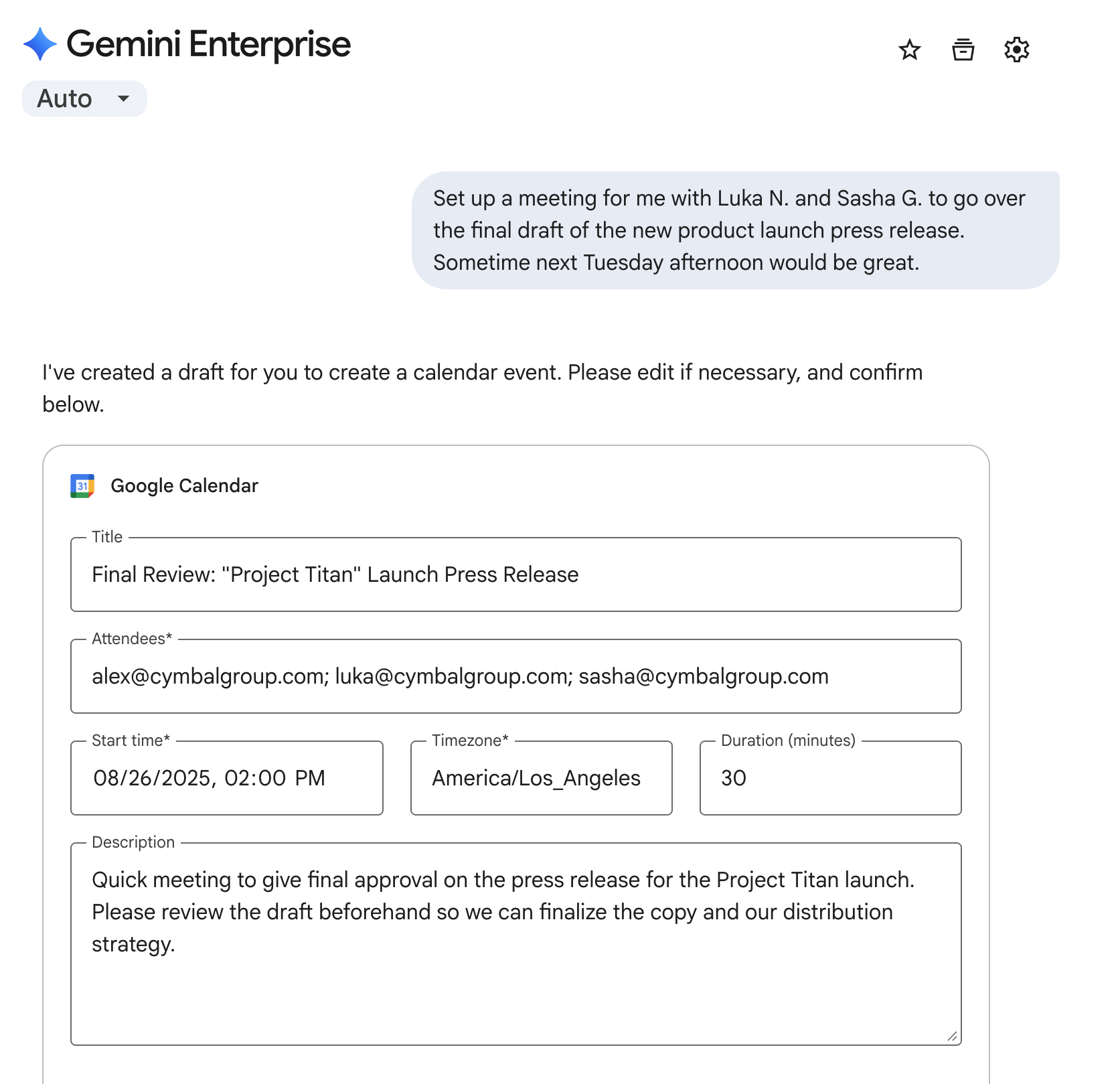 Planifier un événement dans Google Agenda
