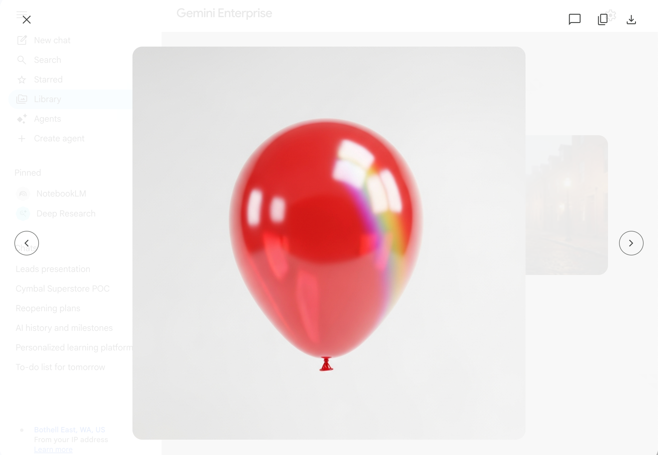 Interact with your generated content