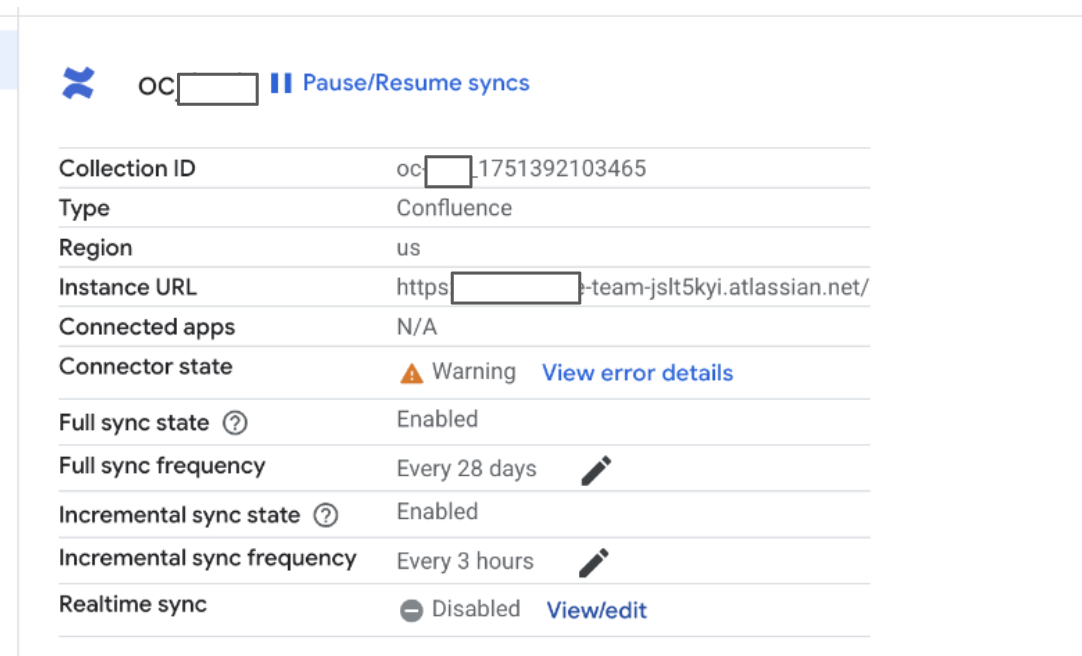 Gemini Enterprise Confluence リアルタイム同期