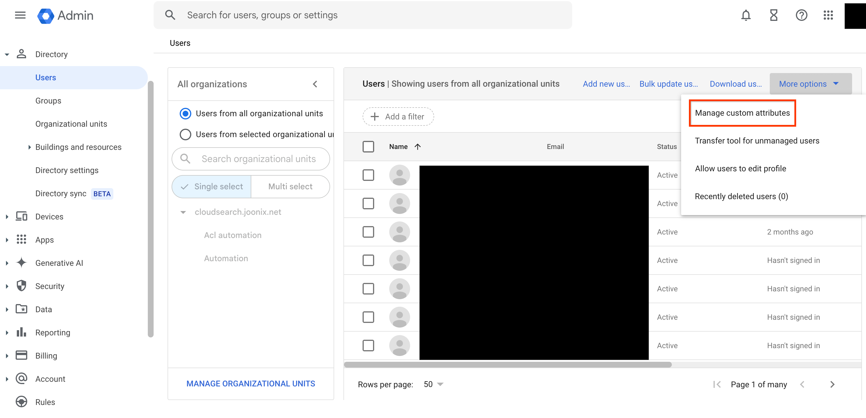 Gestionar atributos de datos de personas personalizados.