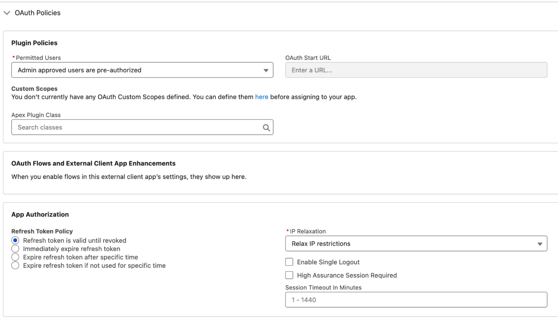 Kebijakan - OAuth2 JWT Bearer
