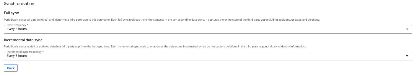 設定同步處理頻率