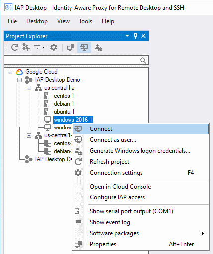 google cloud vm ftp server