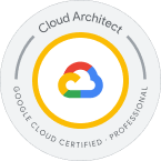 Badge „Google Cloud Architect-Zertifizierung“