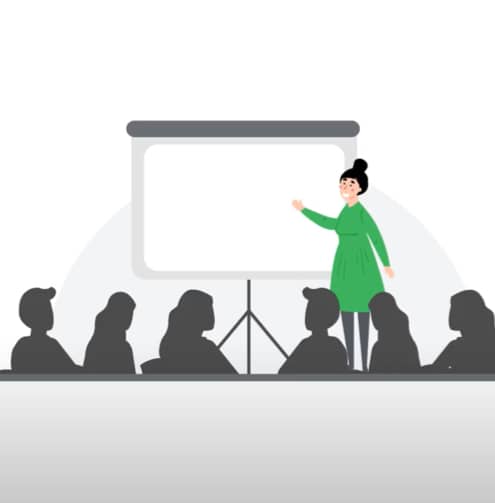 Training in a virtual classroom