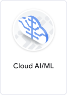 Insignia de aprendizaje automático e inteligencia artificial de Cloud