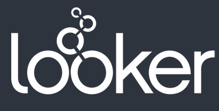 Uma imagem de exemplo do logotipo do Looker.