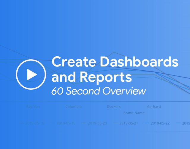 Create dashboards and reports