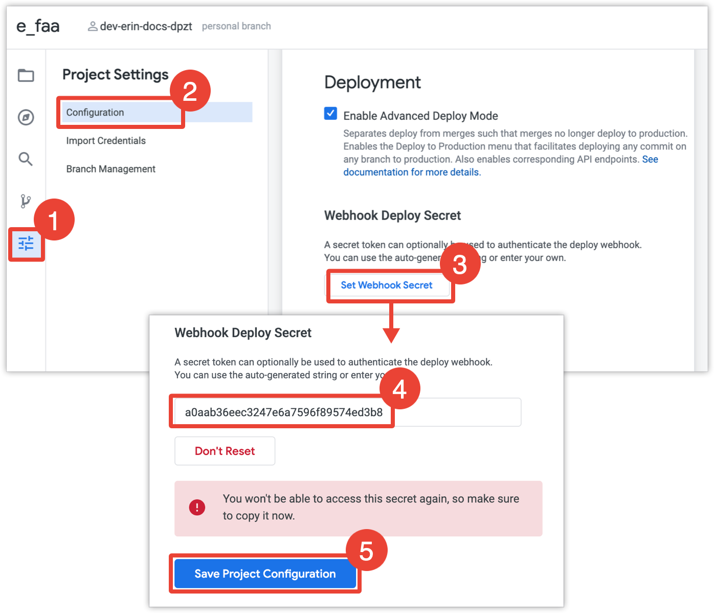 Configuring Importer Webhook