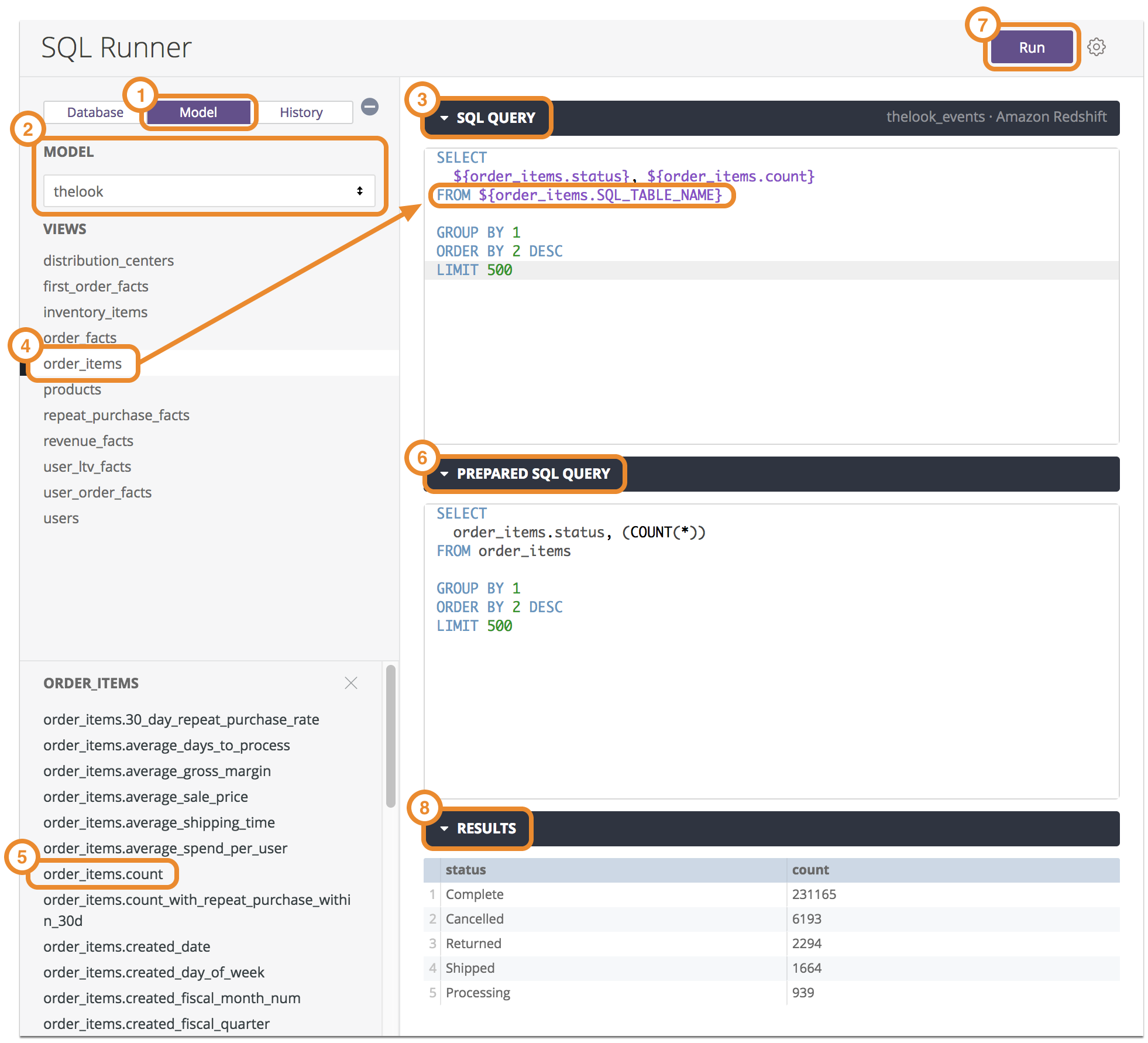 Como usar o SQL Runner para criar tabelas derivadas, Looker - Descubra ...