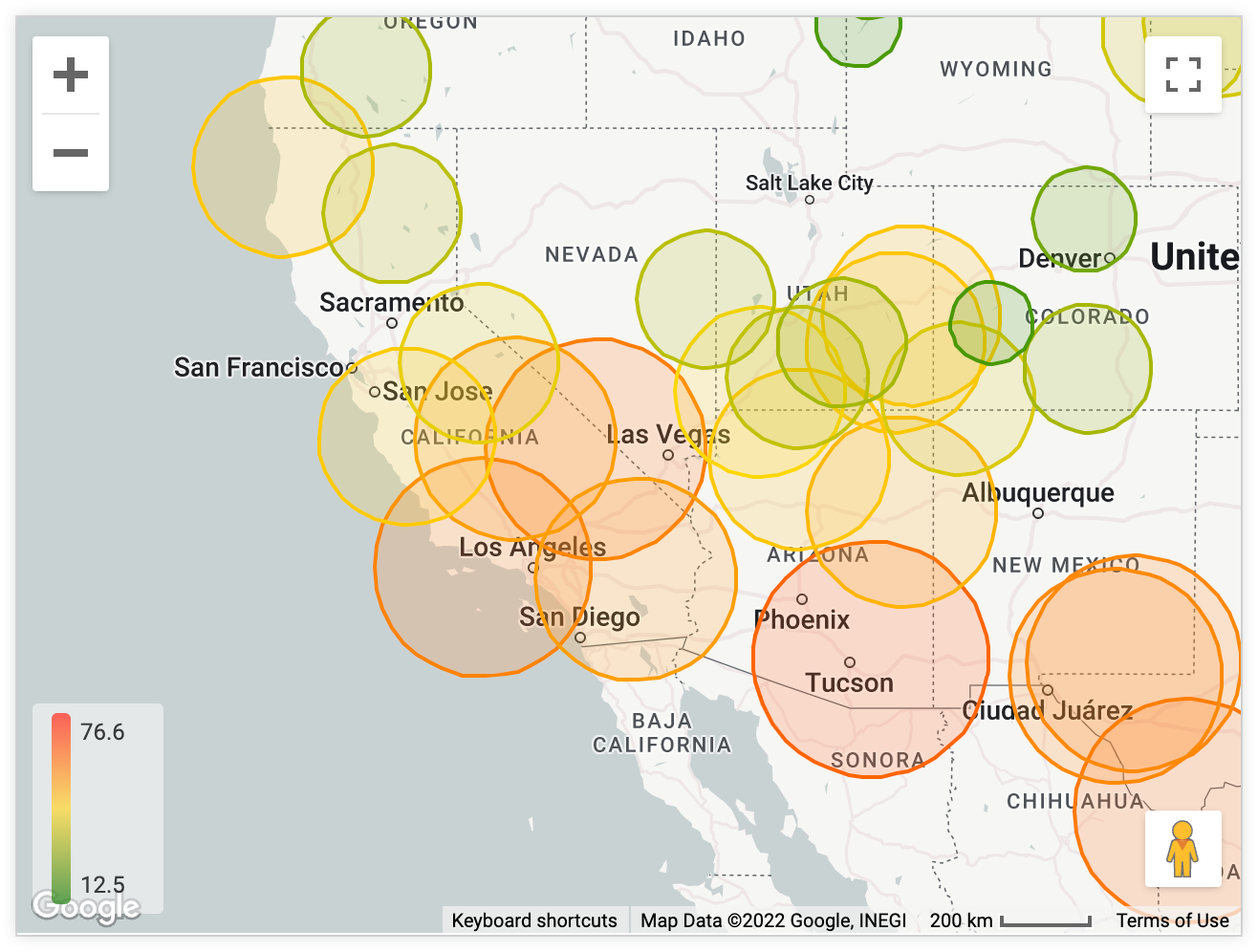 Google Maps chart options  Looker  Google Cloud