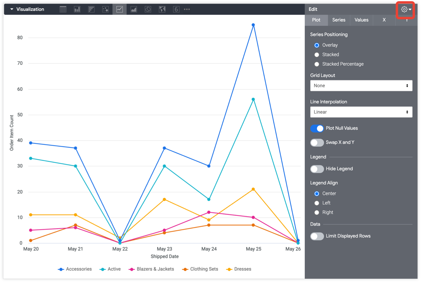 Copy and paste a graph that contains both axis and legend info