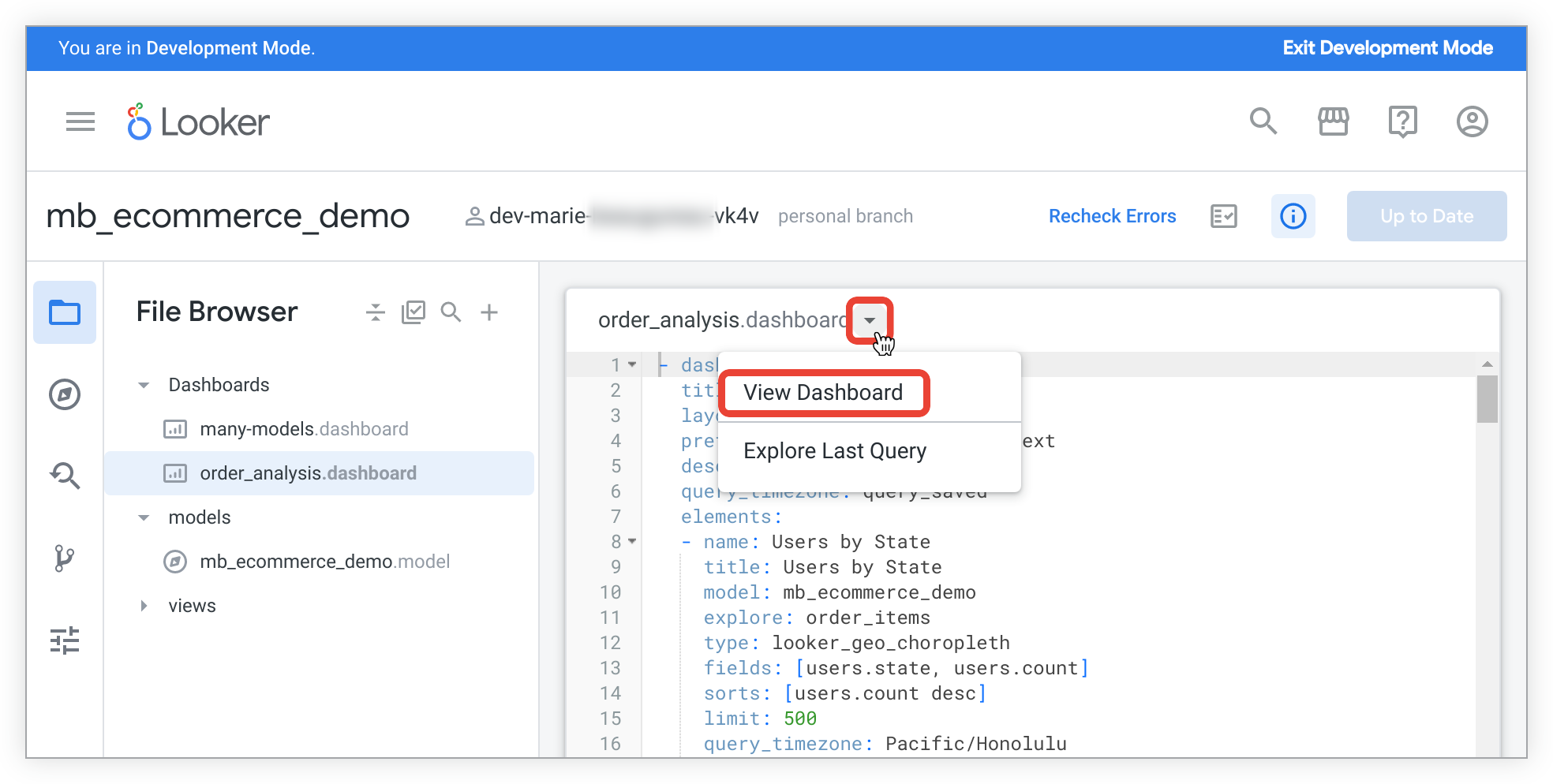 Introduction to LookML, Looker