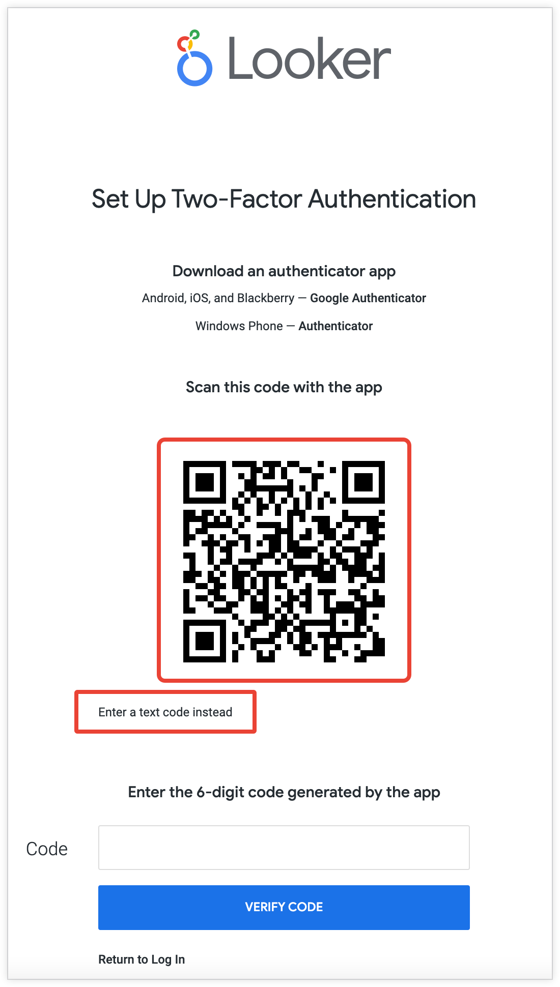 google authenticator app backup codes