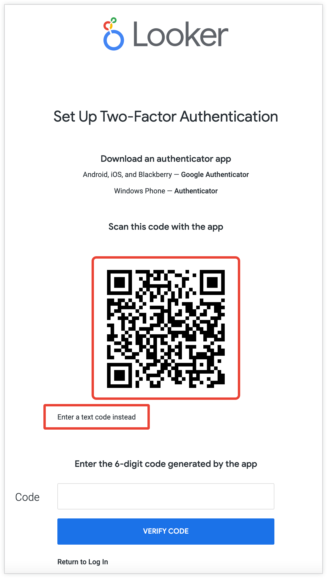 lost google authenticator backup code