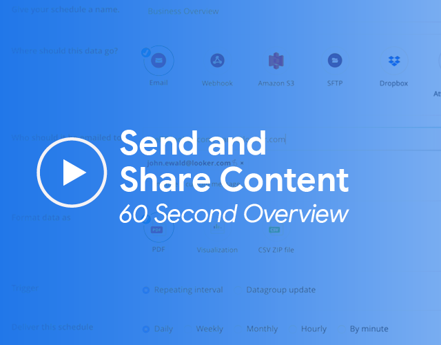 Send and share content