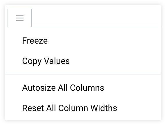 Table Chart Options Looker Google Cloud