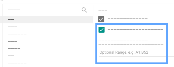 Opções do conector no menu EDIT CONNECTION.