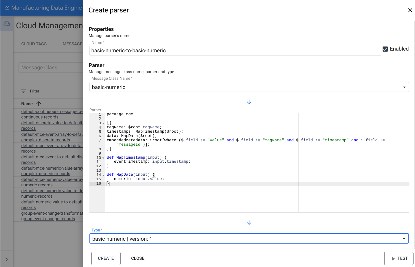 Basic-numeric Parser