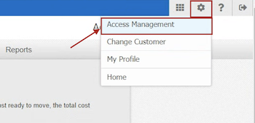 Access Management-Einstellung in StratoZone