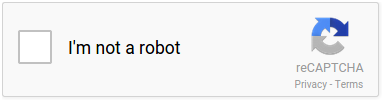 采用浅色主题的 reCAPTCHA widget 或徽章