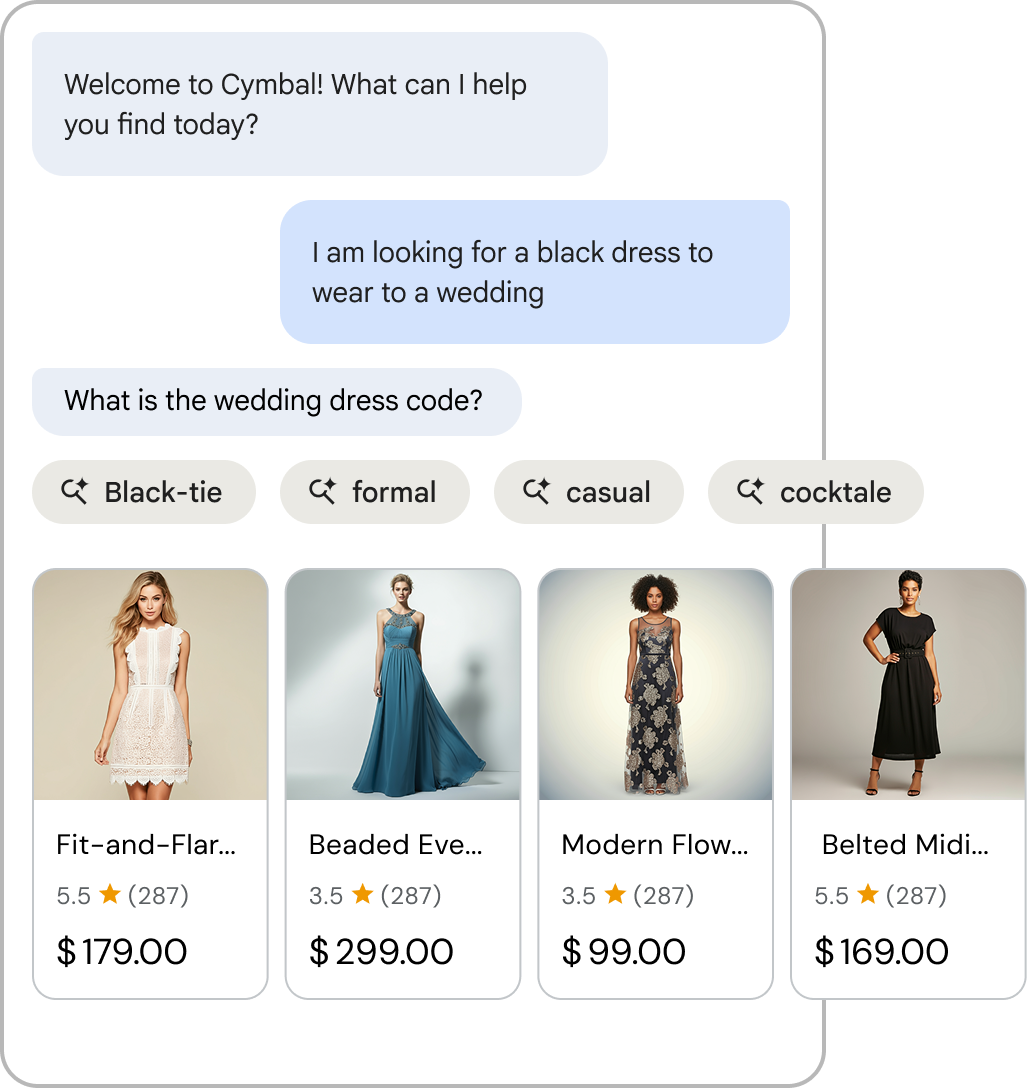 Agen Conversational Commerce meminta klarifikasi untuk kueri yang ambigu