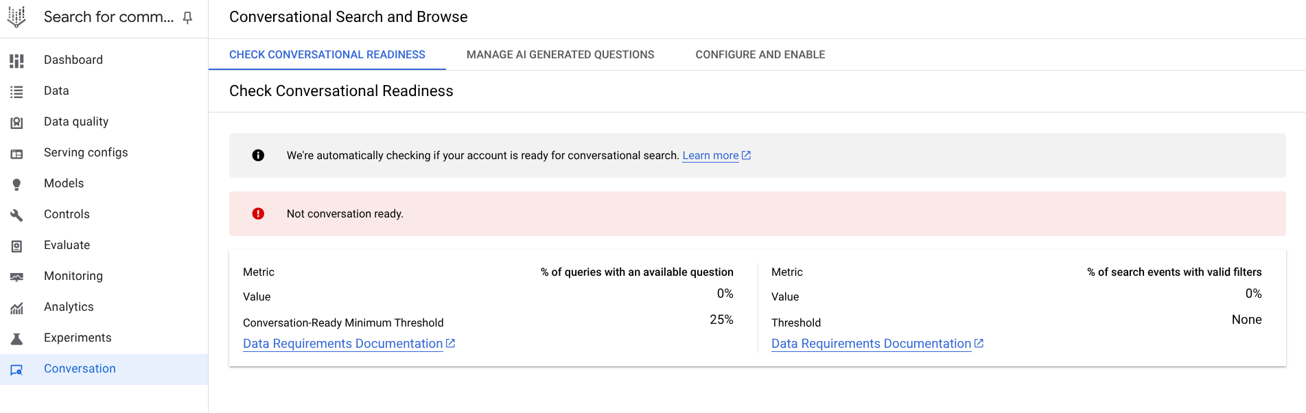 Aptitude à la recherche conversationnelle