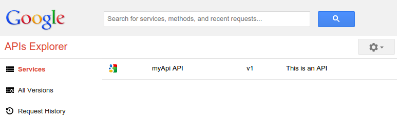 Explorer API Cloud Endpoints