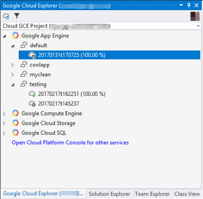 Explorer Google Cloud