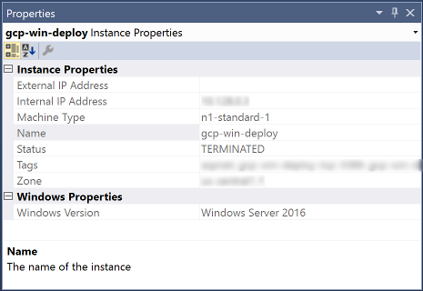 VM properties