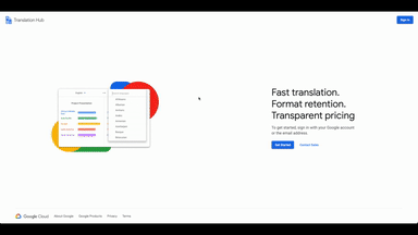 Translation Hub | Google Cloud