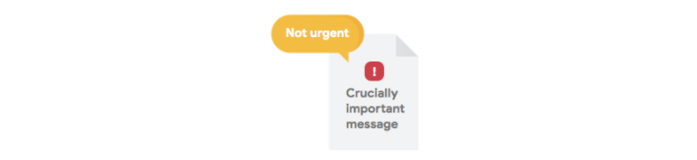 optimize as not urgent