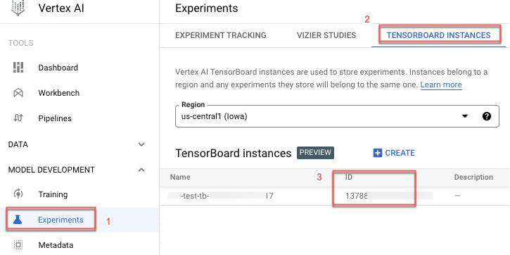 创建 TensorBoard 实例