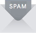 gráfico de correo electrónico de spam