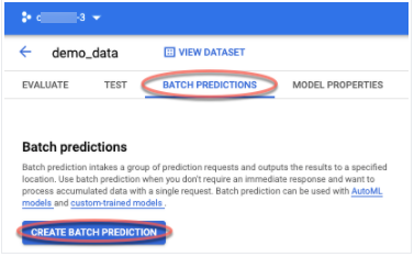 Dashboard di Vertex AI