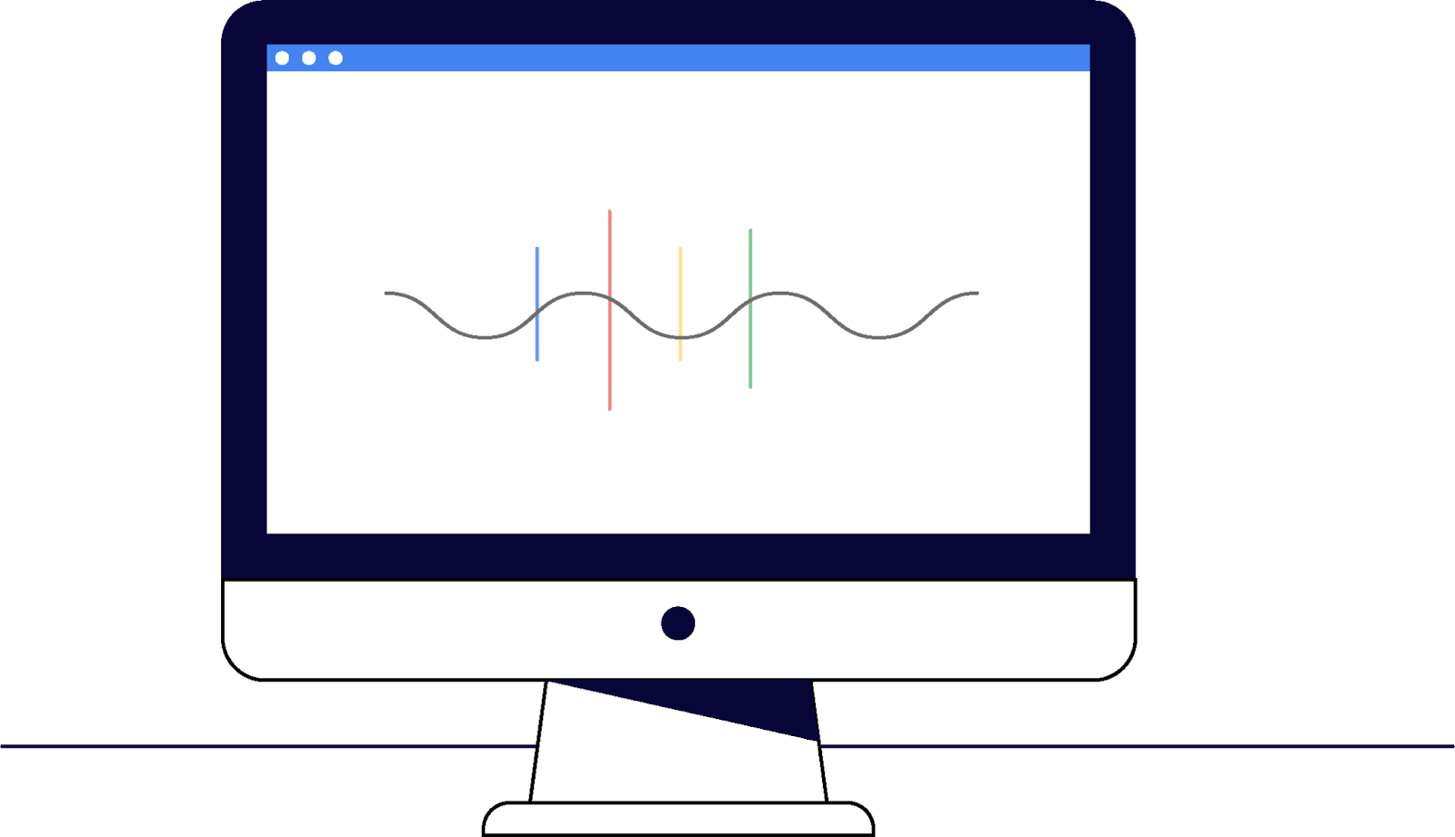 Computer Data Analytics Icon