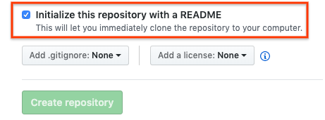 README 파일로 GitHub 저장소 초기화