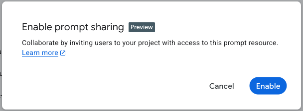 Botão para ativar o compartilhamento de comandos