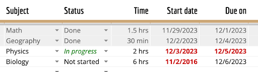 Excel 試算表的圖片。