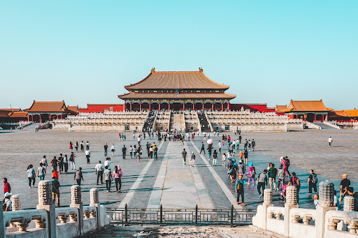 中国北京的紫禁城。