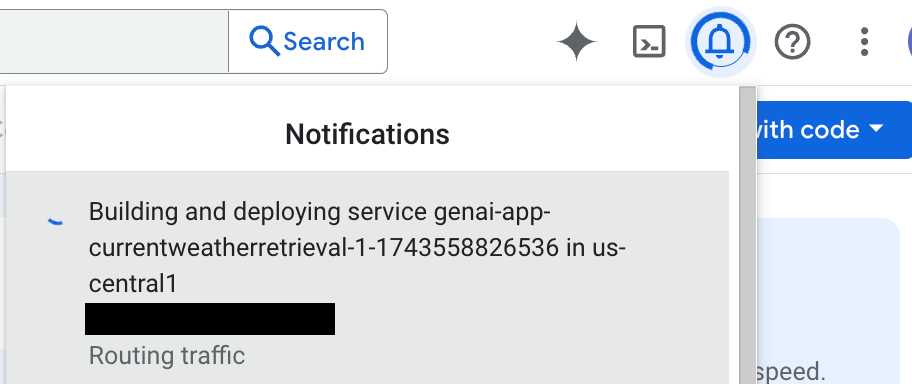 Surveiller l&#39;état depuis la cloche de notification