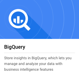 UI の BigQuery 情報カード